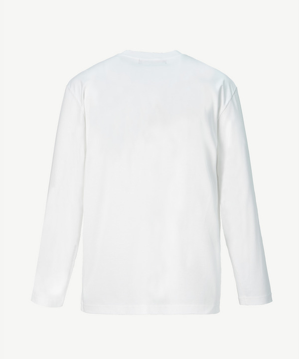 YOKE PATCHWORK LONG SLEEVE TEE 詳細画像 WHITE 3