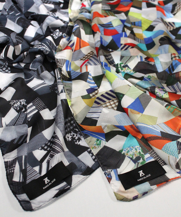 PATCHWORK PRINT SCARF 詳細画像 COLORFUL 9