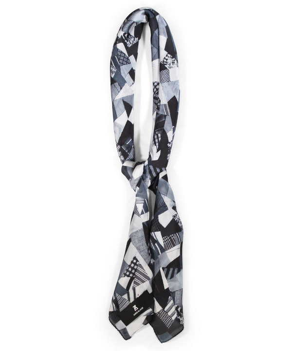 PATCHWORK PRINT SCARF 詳細画像 MONOCHROME 5