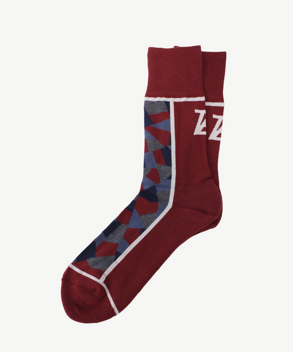 ANREALAGE &times; CHICSTOCKS SOCKS 詳細画像 BORDEAUX 1