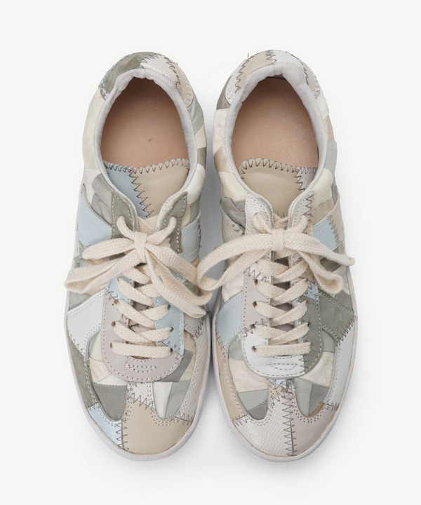 RECOUTURE X ANREALAGE PATCHWORK GERMAN TRAINER 詳細画像 WHITE 6