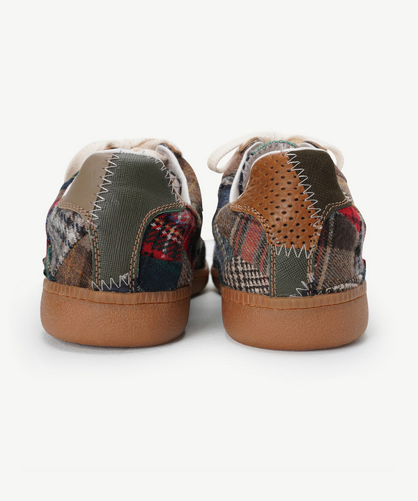 RECOUTURE X ANREALAGE PATCHWORK GERMAN TRAINER 詳細画像 BROWN 5