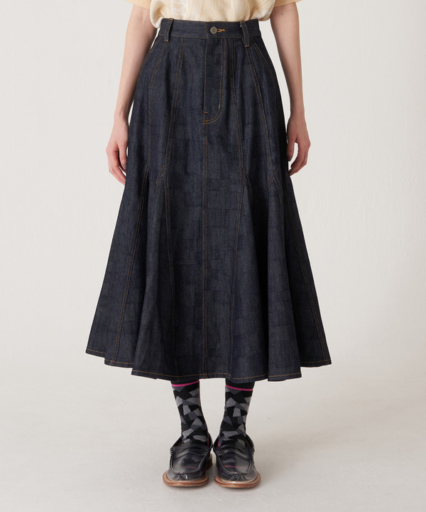AZ DENIM SKIRT 詳細画像 LIGHT INDIGO 6