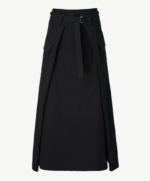 WRAP CARGO SKIRT 詳細画像 BLACK 1