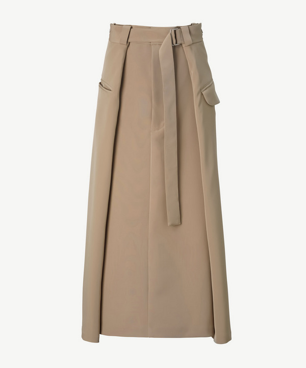 WRAP FLARE SKIRT 詳細画像 BEIGE 2