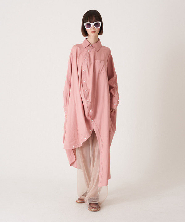 BALL RAYON SHIRT DRESS 詳細画像 PINK 10