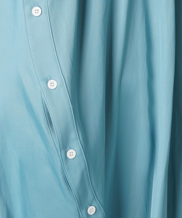 BALL RAYON SHIRT DRESS 詳細画像 GREEN 6