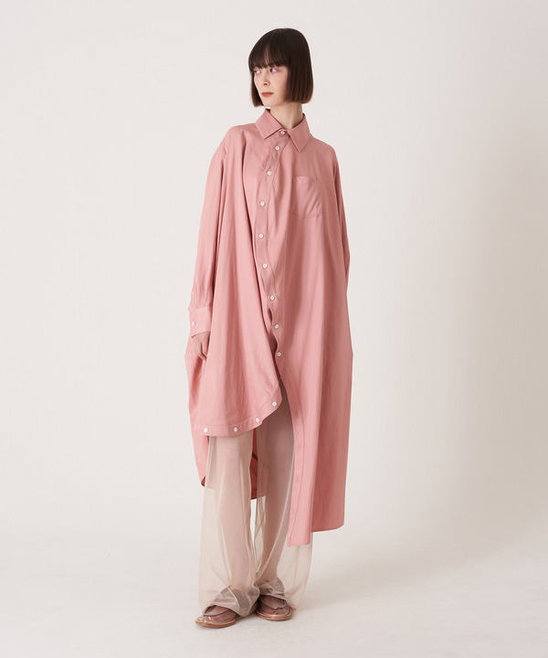 BALL RAYON SHIRT DRESS 詳細画像 GREEN 7