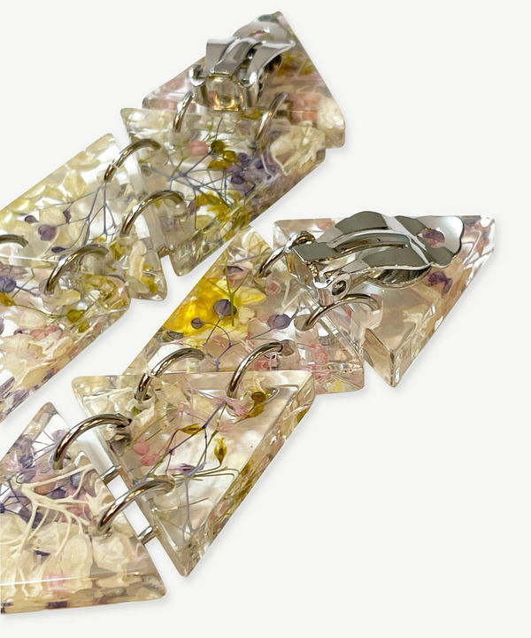 FLOWER POLYGON EARRINGS 詳細画像 COLORFUL 4