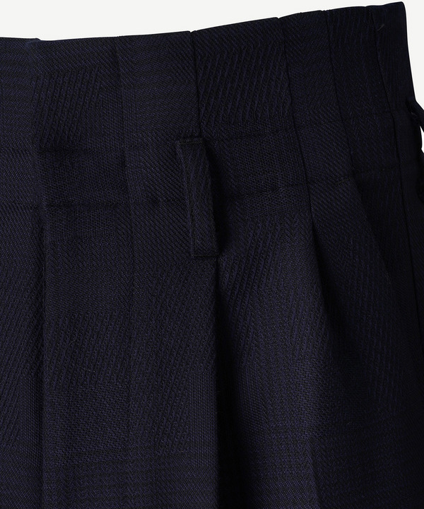 PILOT WIDE SLACKS RANDAM GLEN CHECK 詳細画像 NAVY 9