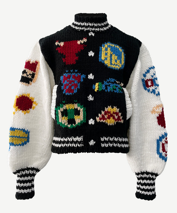 KNIT BASKET BALL JUMPER 詳細画像 RED 10