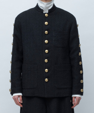MAO-COLLAR BUTTON JACKET 詳細画像