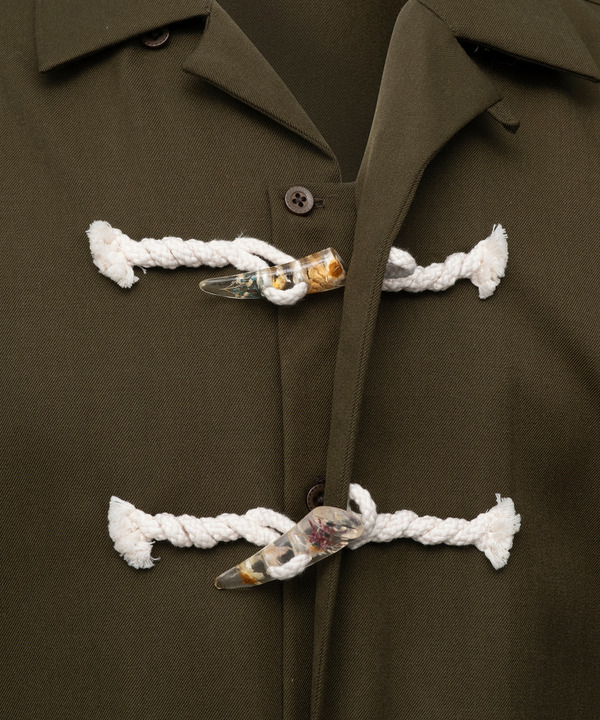 FLOWER TOGGLE SHIRT 詳細画像 BEIGE 11