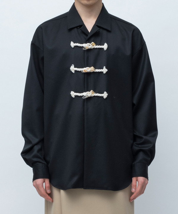 FLOWER TOGGLE SHIRT 詳細画像 BEIGE 5