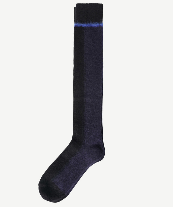 PATCHWORK MOHAIR SOCKS 詳細画像 GRAY 3