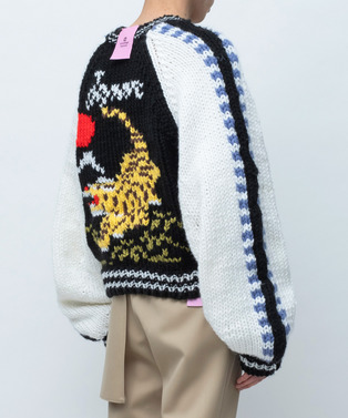 KNIT SOUVENIR JACKET