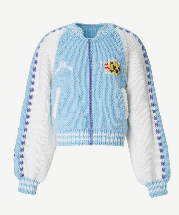 KNIT SOUVENIR JACKET 詳細画像 SAX 6