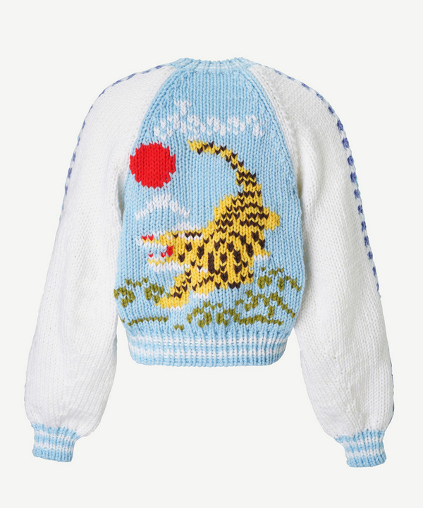 KNIT SOUVENIR JACKET 詳細画像 SAX 7