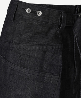 WRAP AZ DENIM SKIRT 詳細画像