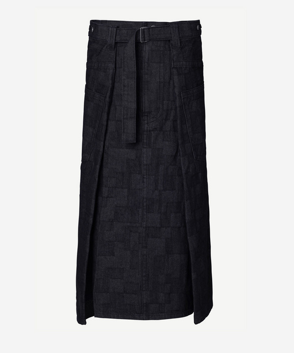 WRAP AZ DENIM SKIRT 詳細画像 INDIGO 2