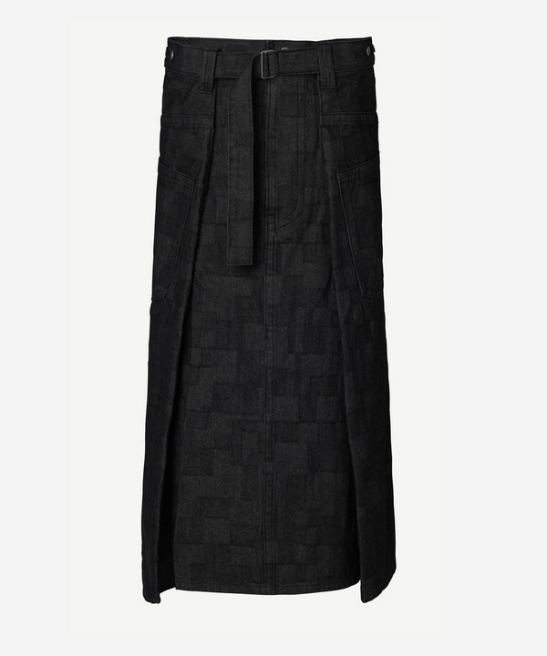 WRAP AZ DENIM SKIRT 詳細画像 INDIGO 3