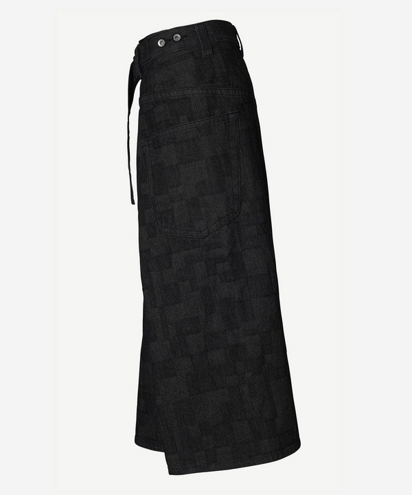 WRAP AZ DENIM SKIRT 詳細画像 INDIGO 4
