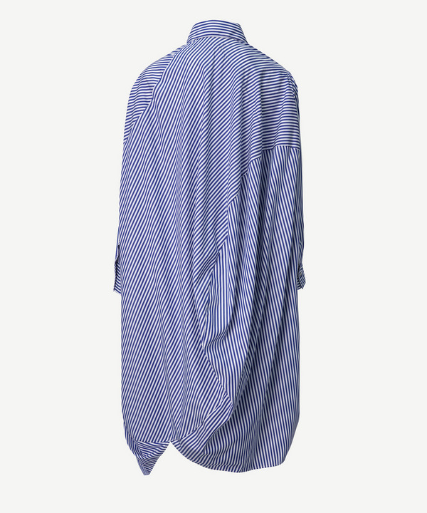 BALL SHIRT ONE PIECE(STRIPE) 詳細画像 WHITE&times;BLUE 3