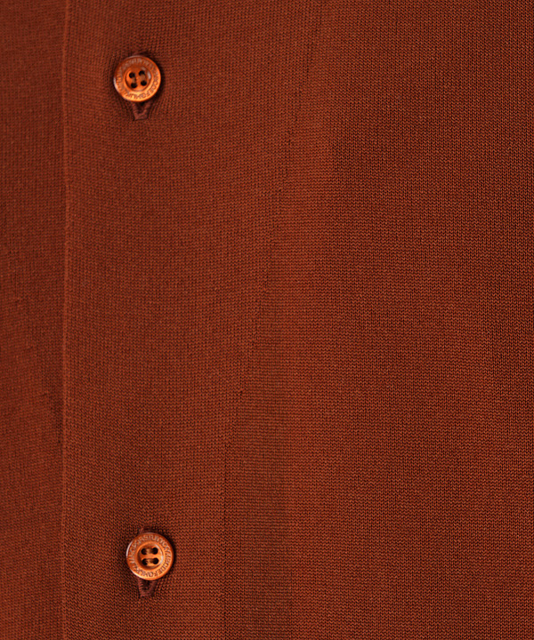 HIGH GAUGE KNIT SHIRT 詳細画像 BROWN 9
