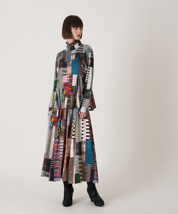 PATCHWORK PRINT SKIRT 詳細画像 COLORFUL 6