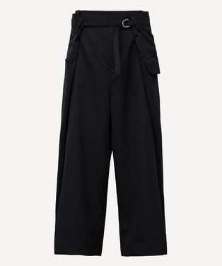 WRAP WOOL SLACKS