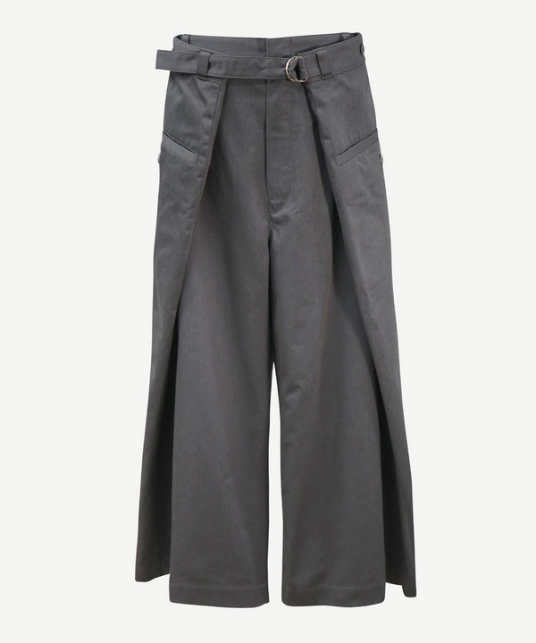 WRAP CHINO PANTS 詳細画像 NAVY 4