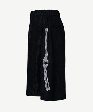 PATCHWORK BONE LACE SHORTS