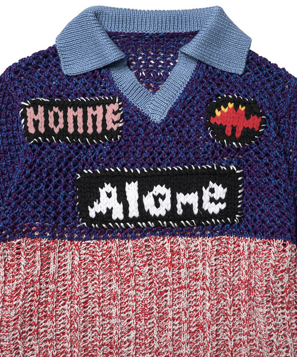 HAND KNIT WAPPEN SOCCER SHIRTS 詳細画像 L.BLUE 9