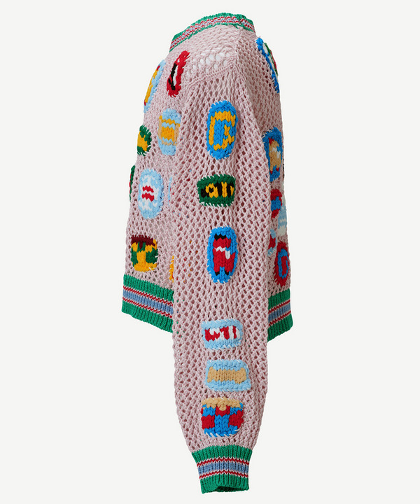 HAND KNIT WAPPEN PULLOVER 詳細画像 PINK 2