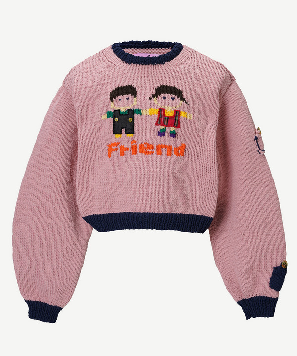 FRIENDS PULLOVER KNIT 詳細画像 BLUE 5