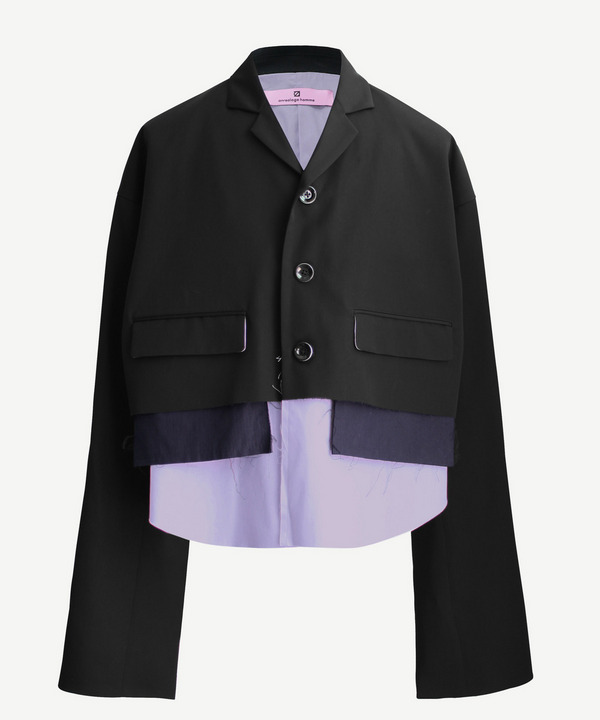 SHORT LAYER TAILORED JACKET 詳細画像 BLACK 1