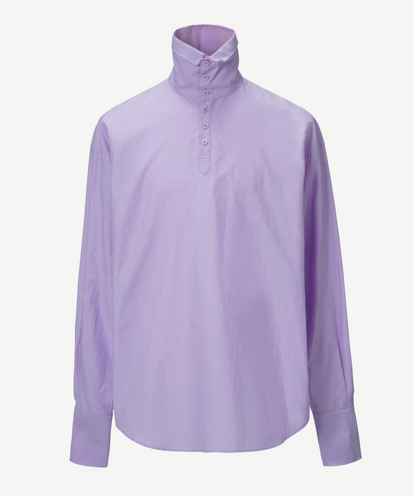 HIGH NECK LAYER SHIRT 詳細画像 PURPLE 1