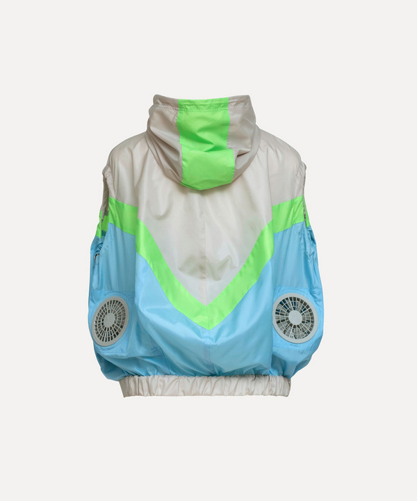 WIND FAN PANEL WINDBREAKER VEST 詳細画像 BLACK 6