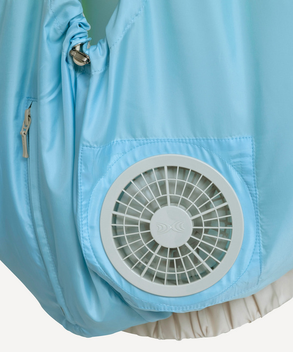 WIND FAN PANEL WINDBREAKER VEST 詳細画像 BLACK 8