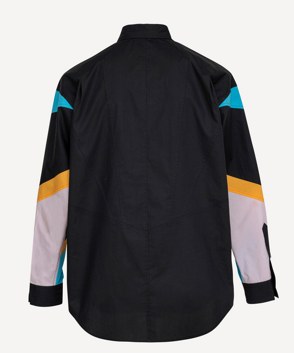 WINDBREAKER PANEL SHIRTS 詳細画像 BLACK 3