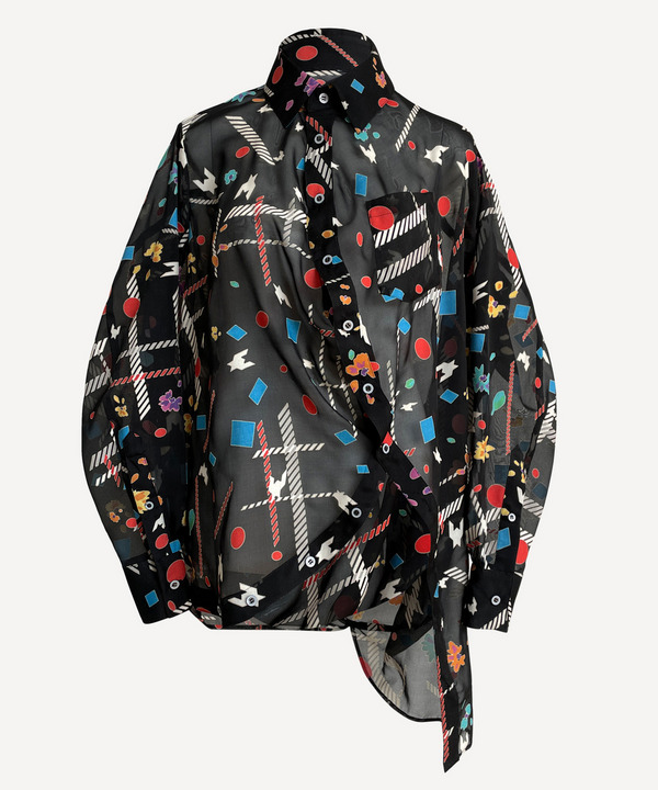 WIND BLOW MULTI BALL SHIRTS 詳細画像 WHITE 2