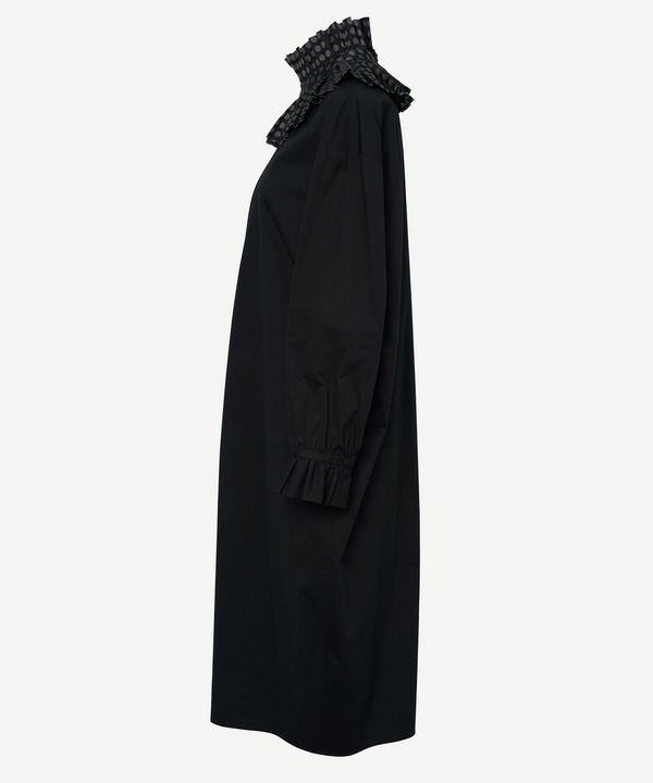 RUFFLE COLLAR DRESS 詳細画像 BLACK 2