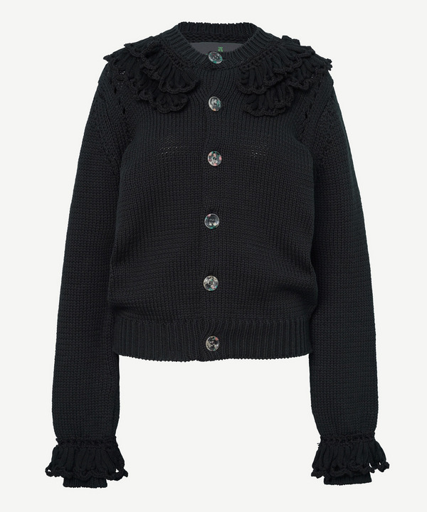 FRILL CARDIGAN 詳細画像 WHITE 6