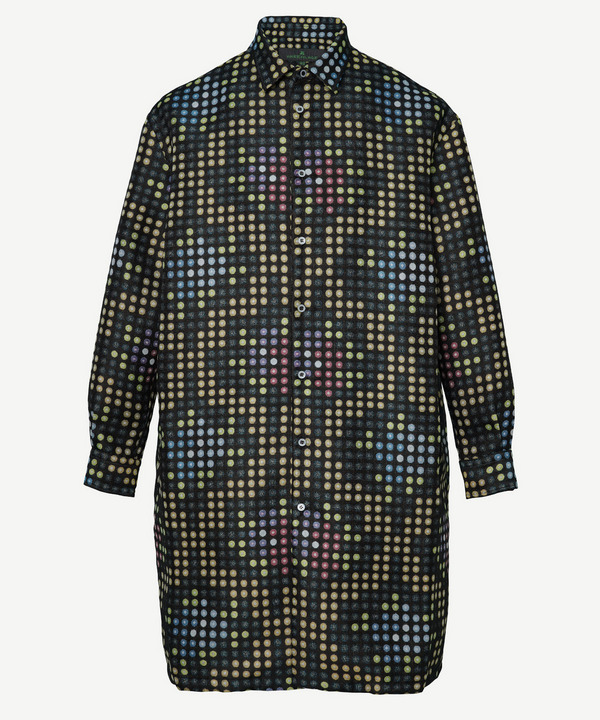 LED JACQUARD LONG SHIRT 詳細画像 GREEN 4