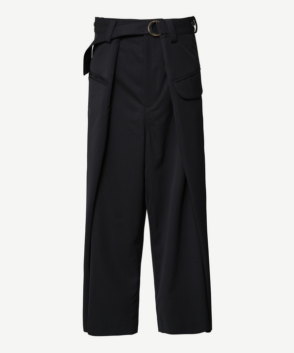WRAP TROUSERS 詳細画像 BROWN 2