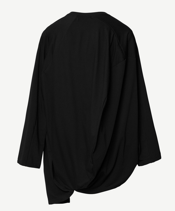 BALL COTTON LONG SLEEVE T-SHIRT 詳細画像 BLACK&times;WHITE 5