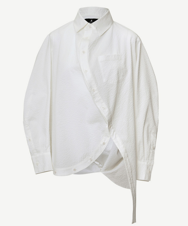 BALL SEERSUCKER SHIRT 詳細画像 WHITE 1