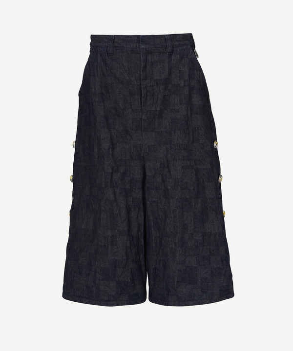BUTTON DENIM SHORTS 詳細画像 INDIGO 1