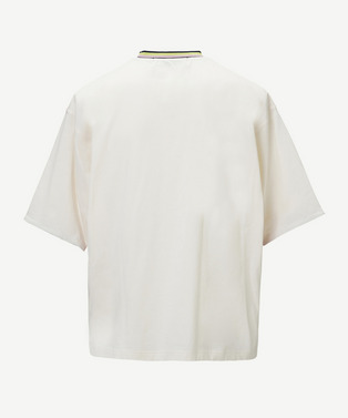 PHOTO GRAPHIC PINK BUTTON T-SHIRT 詳細画像