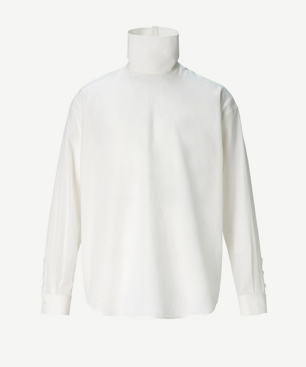 HIGH NECK SHIRT 詳細画像 SAX 2
